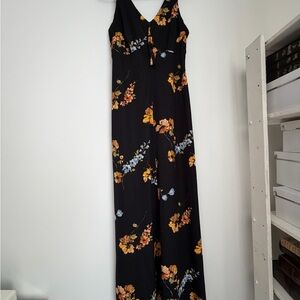 Vintage 70s Cami Originals floral maxi dress, Medium